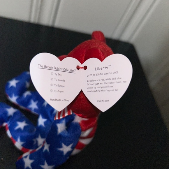 2001 Ty Beanie Baby "Liberty" Bear - Picture 4 of 4